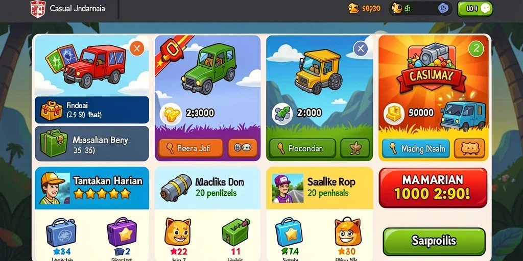 emon77 - Screenshot menampilkan mode permainan yang menarik.