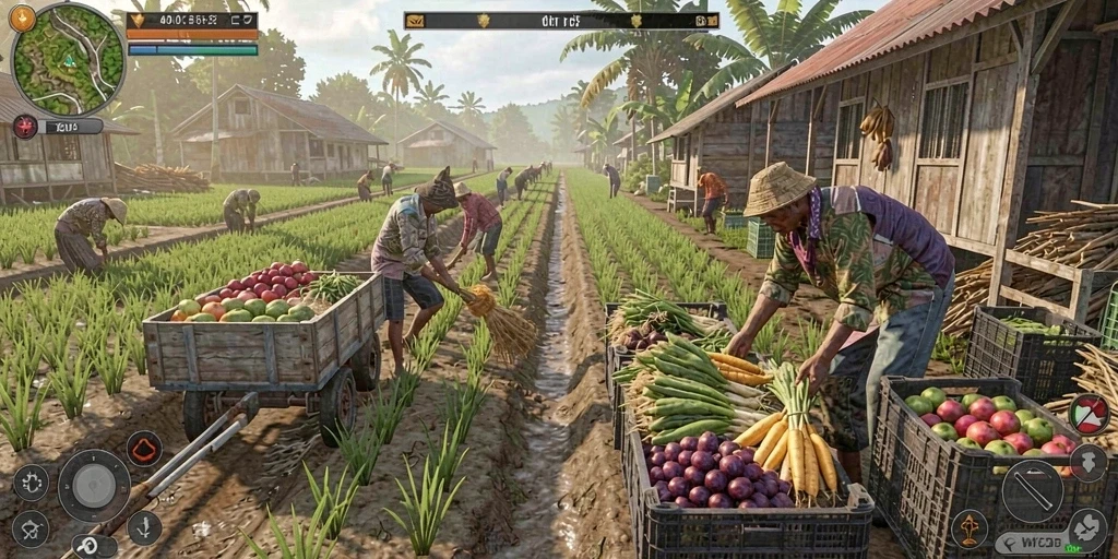 okjkt - Mode multiplayer yang memungkinkan interaksi sosial.